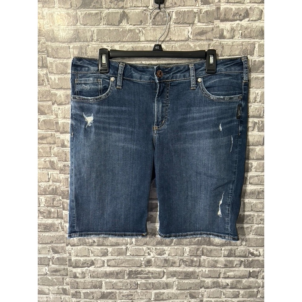 Silver Jean‎ Bermuda Short